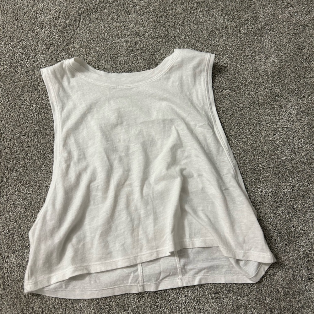 Women’s white aerie tank top size small